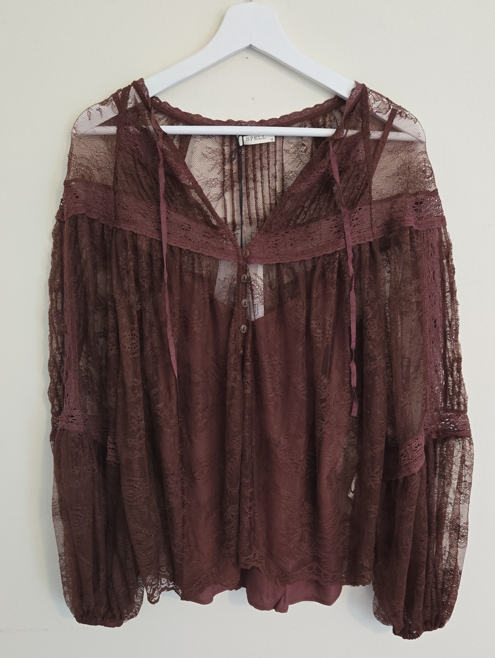 Spell Teodora Lace Blouse